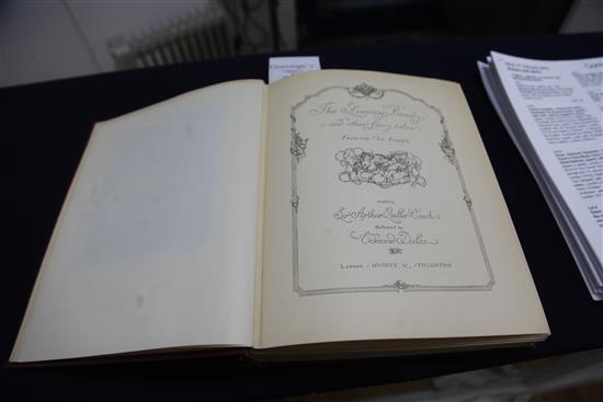 A SMALL LIBRARY OF BOOKS AND ANTIQUARIAN MAPS QUILLER-Couch, Arthur, Sir - The Sleeping Beauty and Other Fairy Tales, illustrated by Ed